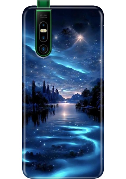 Infinix S5 Pro Kılıf Resimli Desenli Tpu Esnek Silikon Gece Yarısı