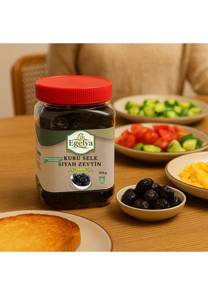 Doğal Kuru Sele Siyah Zeytin 500 G (Gemlik Tipi – Katkısız) fırsatları