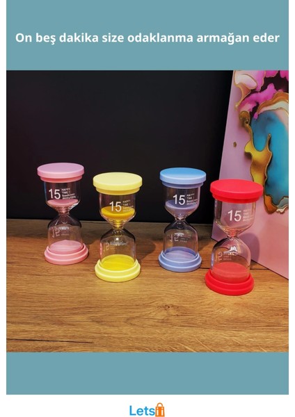 15 Dakikalık Şık Kum Saati Cam ve Plastik Malzeme fiyatları