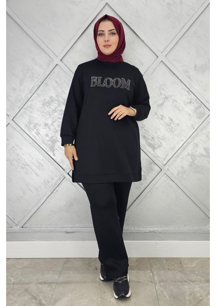 Kadın Taş Baskı Detaylı Tesettür Takım fiyatları