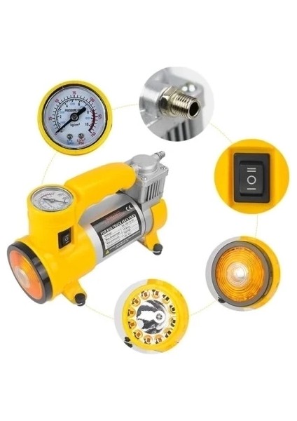 Buğz KA-735 150 Psı 35 Lpm Oto Hava Kompresörü