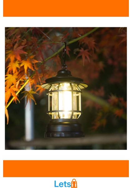 Retro Tasarımlı 500 Lümen LED Kamp Lambası modelleri