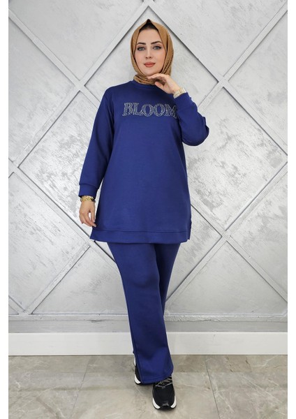 Kadın Taş Baskı Detaylı Tesettür Takım modelleri