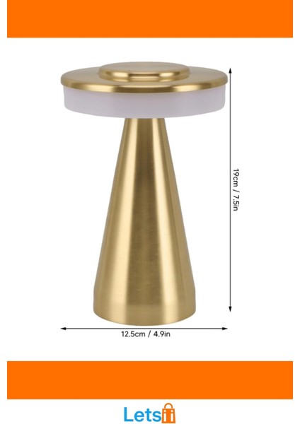 USB Şarjlı Dokunmatik Modern LED Masa Lambası Metal modelleri