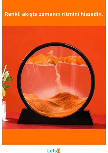 Estetik Dekoratif Sulu Kum Saati 5 Inç fiyatları