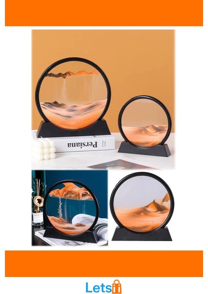 Estetik Dekoratif Sulu Kum Saati 5 Inç indirimleri