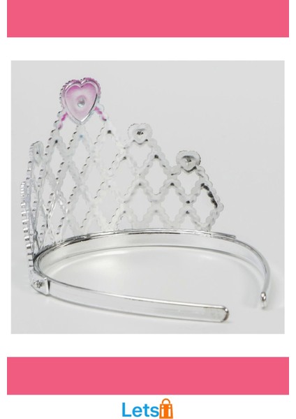 Fuşya Kalpli Prenses Tacı modelleri