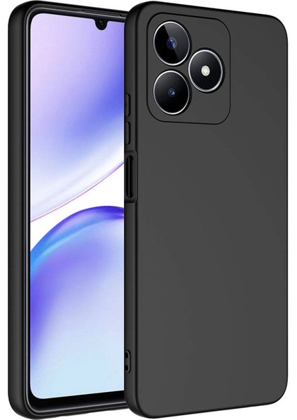 Realme C53 ile Uyumlu Liquid Serisi Içi Kadife Lansman Silikon Kılıf