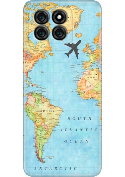 Reeder S71 Kılıf Kapak Baskılı Harita