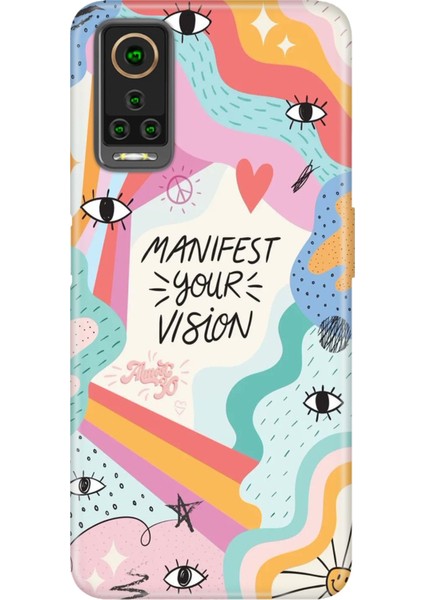 General Mobile Gm 22 Pro Uyumlu Kılıf Silikon Desenli Tam Koruma Resimli Manifest Your Vision