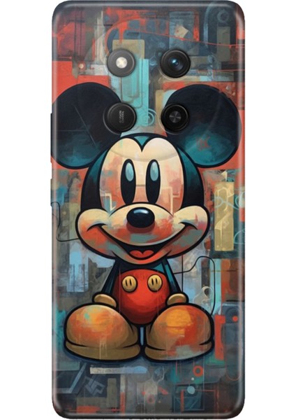 Honor Magic 7 Lite - X9C 5g Kılıf Tema Art Desenli Baskılı Silikon Mickey Smile