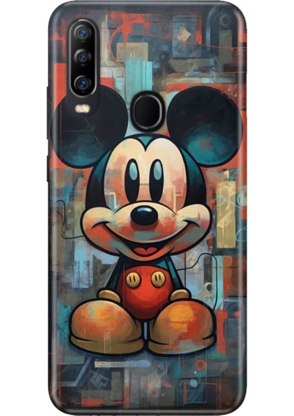 General Mobile Gm 10 Uyumlu Kılıf Resimli Desenli Silikon Mickey Smile