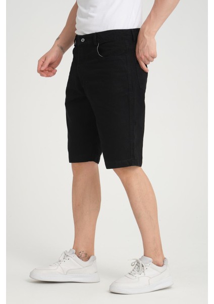 R-4387 Fermuarlı Yıkamalı Kot Şort fırsatları