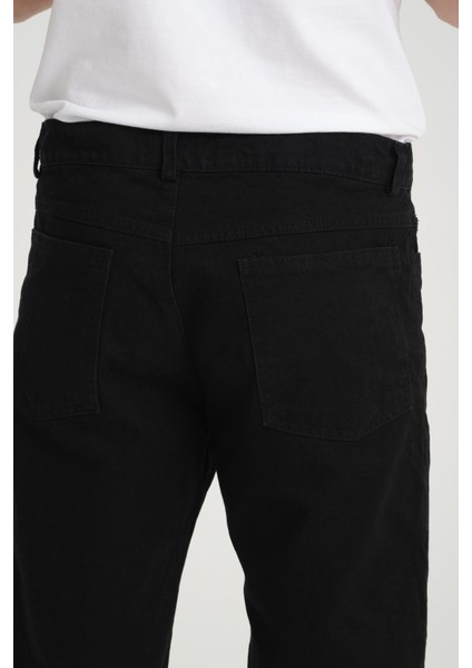 R-4387 Fermuarlı Yıkamalı Kot Şort