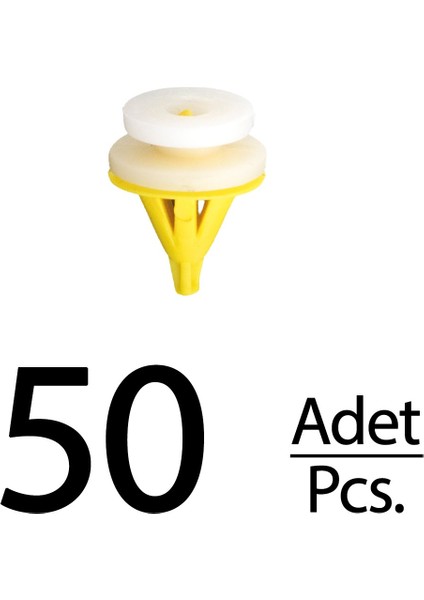 Renault Için Döşeme Klips- 50 Adet