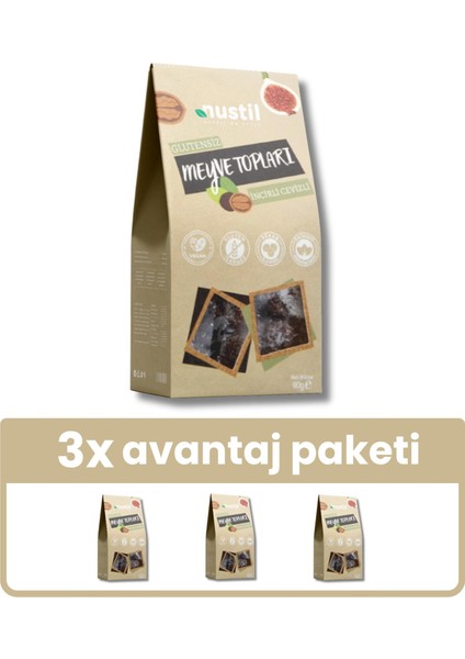 Glutensiz Incirli Cevizli Meyve Topları X3