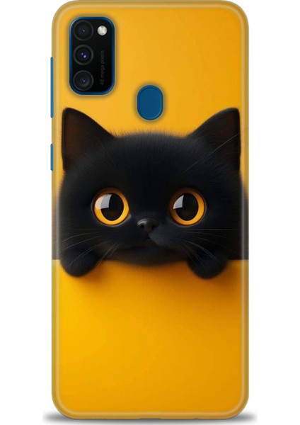 Samsung Galaxy M21 Hd Baskılı Kılıf + 9h Nano Tam Kaplayan Ekran Koruyucu 64