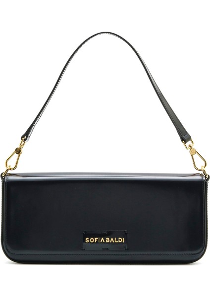 Lumın Siyah Hakiki Deri Kadın Çanta