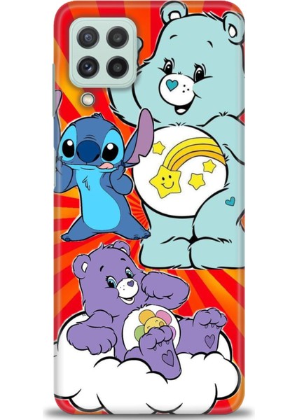 Samsung Galaxy M22 Hd Baskılı Kılıf + 9h Nano Tam Kaplayan Ekran Koruyucu 492