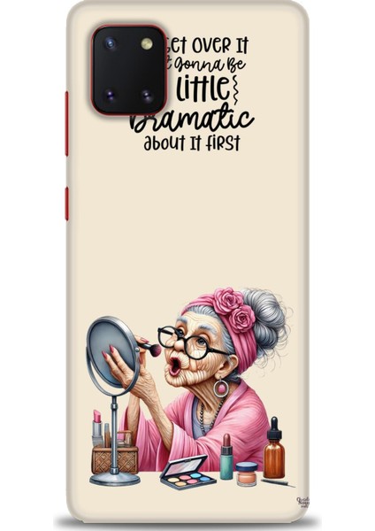 Samsung Galaxy A81 Hd Baskılı Kılıf + 9h Nano Tam Kaplayan Ekran Koruyucu 48