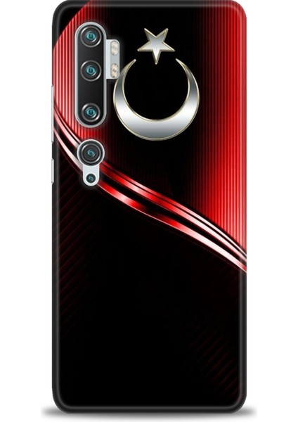 Xiaomi Mi Note 10 Kılıf Hd Baskılı Kılıf + 9h Nano Tam Kaplayan Ekran Koruyucu 31