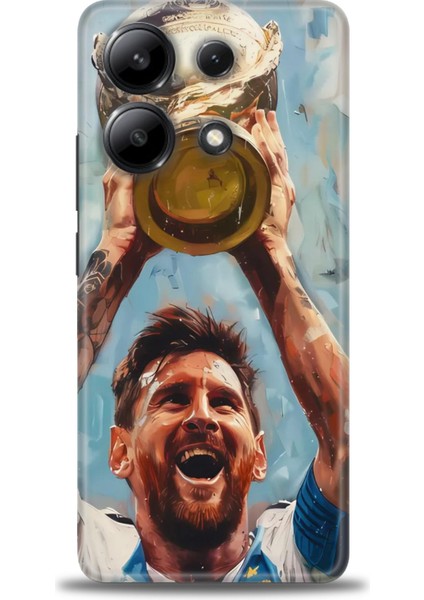 Xiaomi Redmi Note 13 4g Hd Baskılı Kılıf + 9h Nano Tam Kaplayan Ekran Koruyucu 14