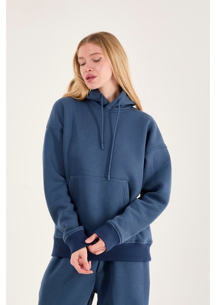 Q-1001 Q-4008 Kapüşonlu Sweat Bel Lastikli Pantolon Üç Iplik Şardonlu Takım modelleri