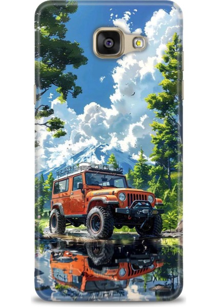 Samsung Galaxy A3 2016 Hd Baskılı Kılıf + 9h Nano Tam Kaplayan Ekran Koruyucu 107