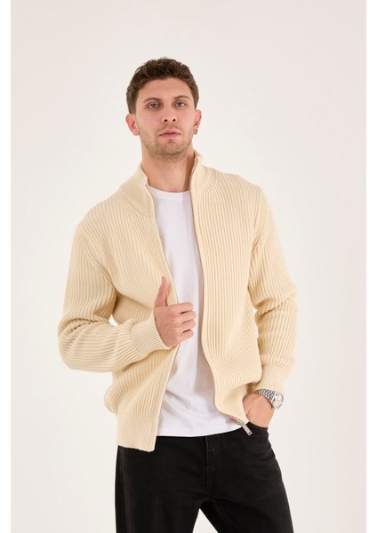 X-5003 Fermuarlı Triko Hırka modelleri