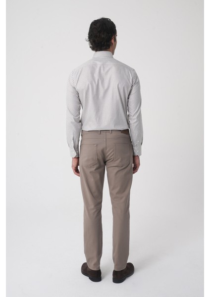 Erkek 5 Cepli Spor Pamuk Bej Pantolon PNS25K25208_D07 fiyatları