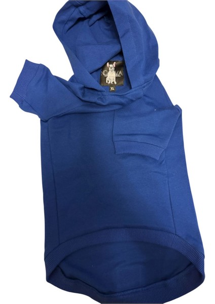 Lacivert Kapüşonlu Köpek Sweatshirtü L-Xl-2xl | Şık ve Rahat Köpek Hoodie