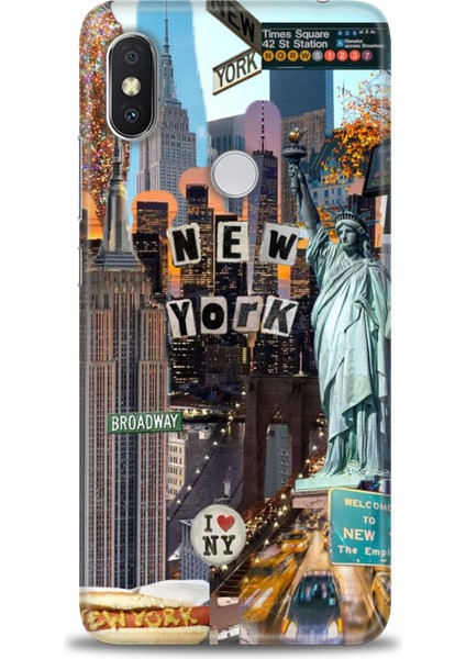 Xiaomi Redmi S2 Hd Baskılı Kılıf + 9h Nano Tam Kaplayan Ekran Koruyucu 265