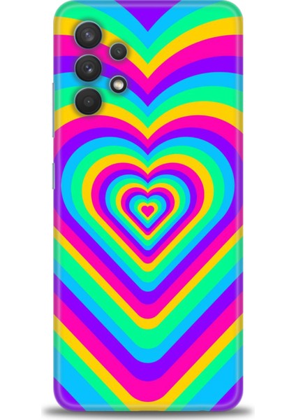 Samsung Galaxy A32 Hd Baskılı Kılıf + 9h Nano Tam Kaplayan Ekran Koruyucu 192