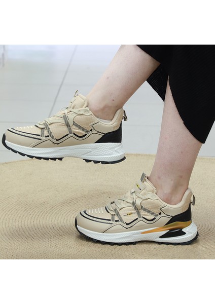 2098-1825 Anatomik Tabanlı Unisex Yürüyüş & Koşu Ayakkabısı - NKT02098-BEJ-40