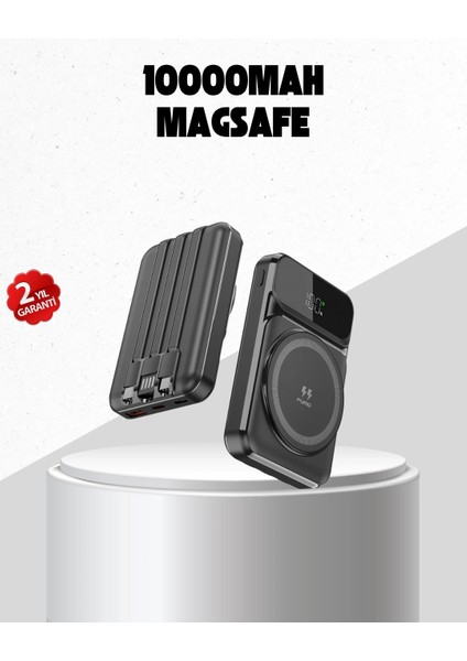 Buğz 15W Kablosuz Şarj Özellikli 10000 Mah Powerbank – Type-C Hızlı Şarj