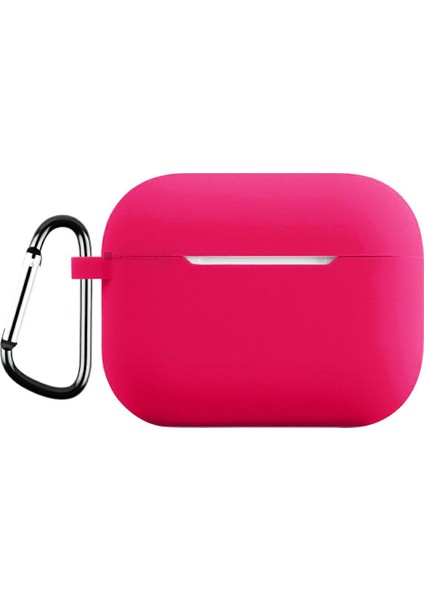 Airpods Pro 3. Nesil Uyumlu Kılıf Hoparlör ve Mikrofon Delikli Silikon Kapak Soft Yumuşak Dokulu