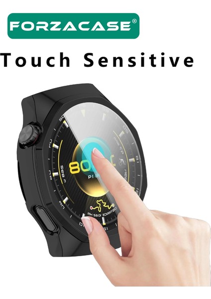 Huawei Watch Gt6 Pro 46MM ile Uyumlu Önü Kapalı Ekran Korumalı Silikon Kılıf - FC010 fırsatları