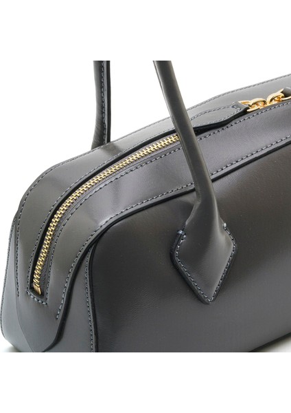 Recta Gri Hakiki Deri Kadın Çanta modelleri