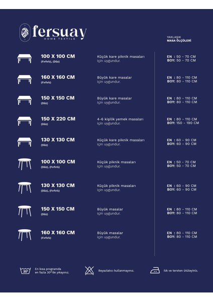 Buldan Pamuklu Keten Yuvarlak Fırfırlı Masa Örtüsü modelleri
