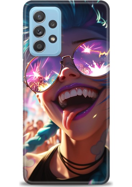 Samsung Galaxy A52S 5g Hd Baskılı Kılıf + 9h Nano Tam Kaplayan Ekran Koruyucu 273