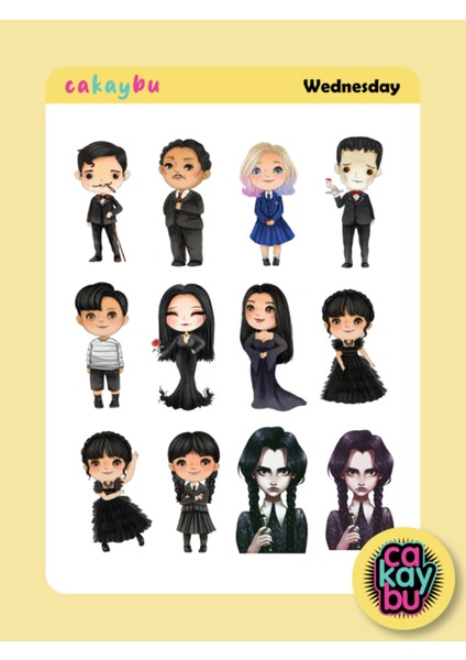 Wednesday Addams Sticker