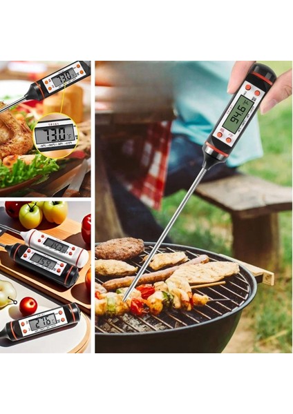 Dijital Gıda Termometresi Süt,et,yoğurt Mayalama,mama Derecesi Ölçer Gıda Termometresi fırsatları