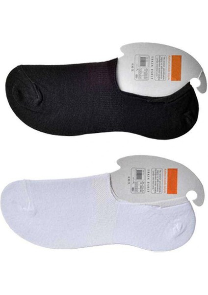 Siyah ve Beyaz Erkek Babet Çorap 15 Çift fiyatları