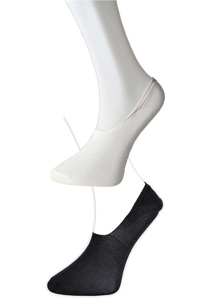 Siyah ve Beyaz Erkek Babet Çorap 15 Çift modelleri