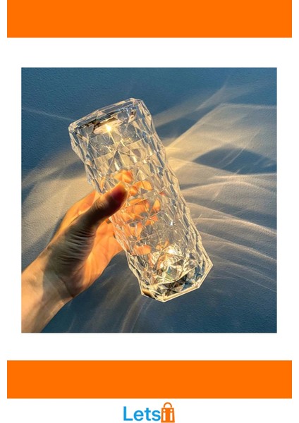 Kristal LED Kumandalı Dokunmatik Masa Lambası 21.5 cm indirimleri