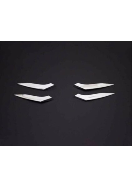 Renault Clio-5 Uyumlu Sis Far Çıtası Krom 4 Parça 2019 Ve Sonrası Modeller İçin