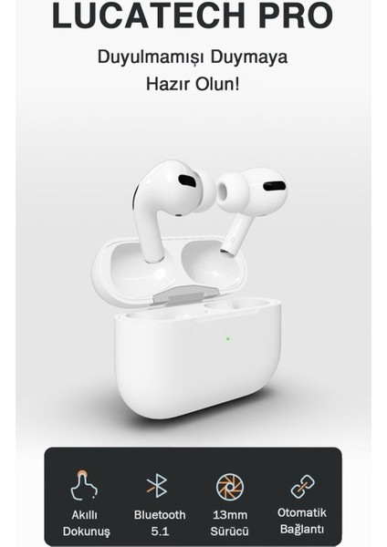 iPhone 13 Pro Uyumlu Airpods Pro 2. Nesil Bluetooth Kulaklık indirimleri