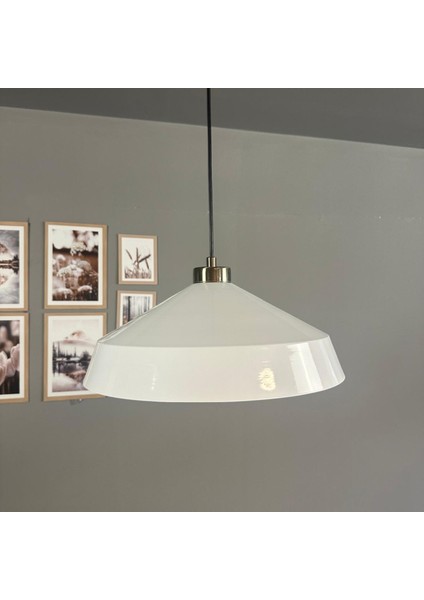 Lema Beyaz Tekli Avize Küçük Plafonyer Başlık Sarkıt Lamba Restoran Cafe Salon Avizeleri fiyatları