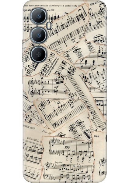 Realme C65 Kılıf Silikon Desenli Realme C65 Beste Nota