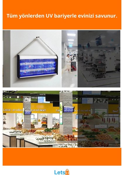 Elektrikli Uv Sivrisinek Öldürücü Lamba 2200V Çekici Uv Işık Teknolojisi fiyatları